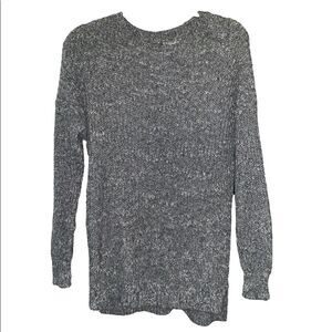 5/$25 DEAL Hollister Long gray Knit Sweater Sz xs/s